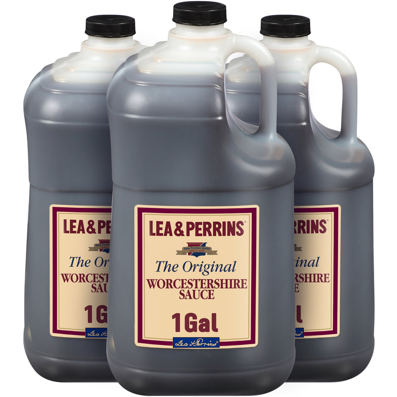 Lea & Perrins The Original Worcestershire Sauce 3Casepack 1 gal Jugs