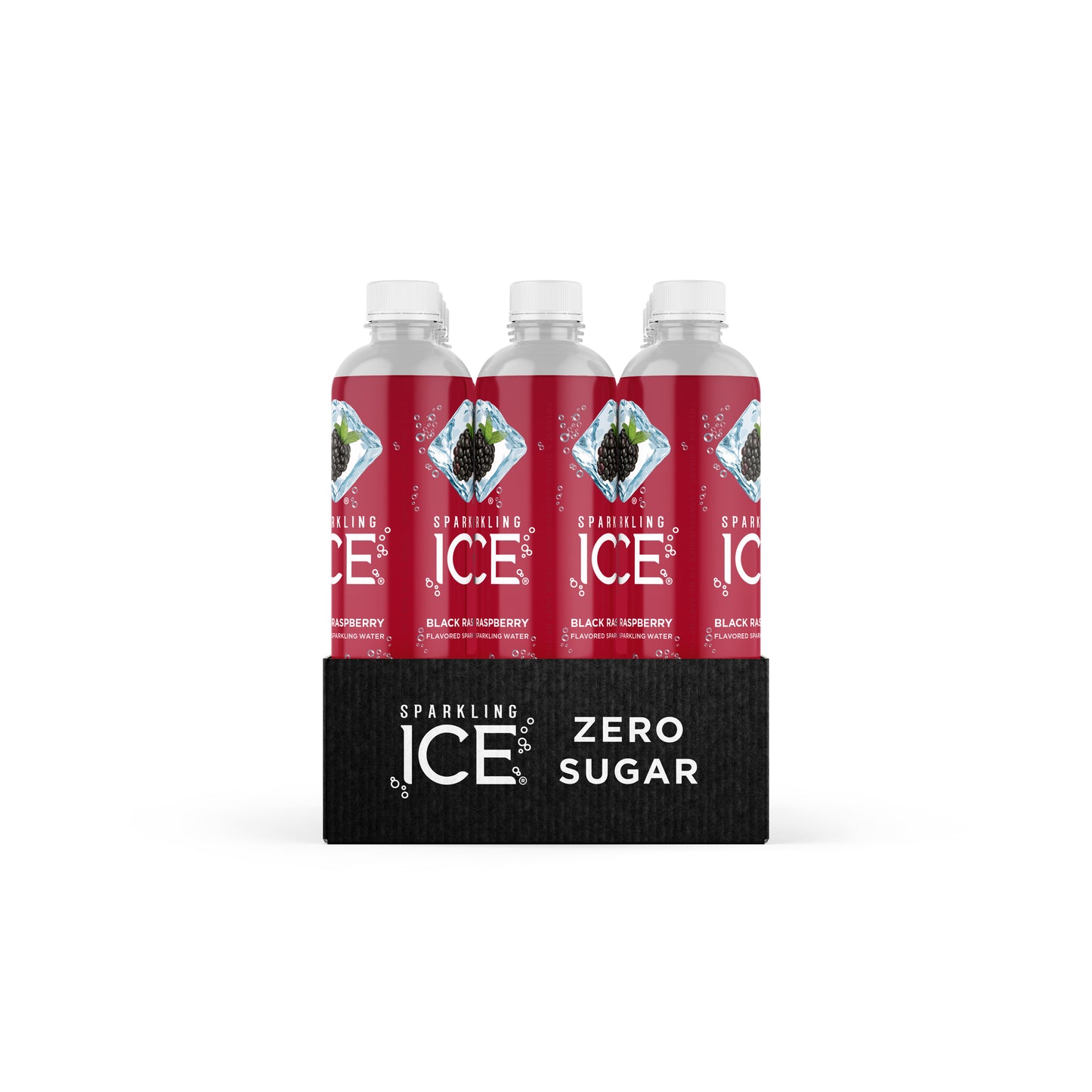 Sparkling Ice Black Raspberry With Antioxidants And Vitamins Zero Sugar Bottle 17 Fluid Ounce - 12 Per Case.