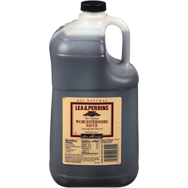 Lea & Perrins The Original Worcestershire Sauce 3Casepack 1 gal Jugs