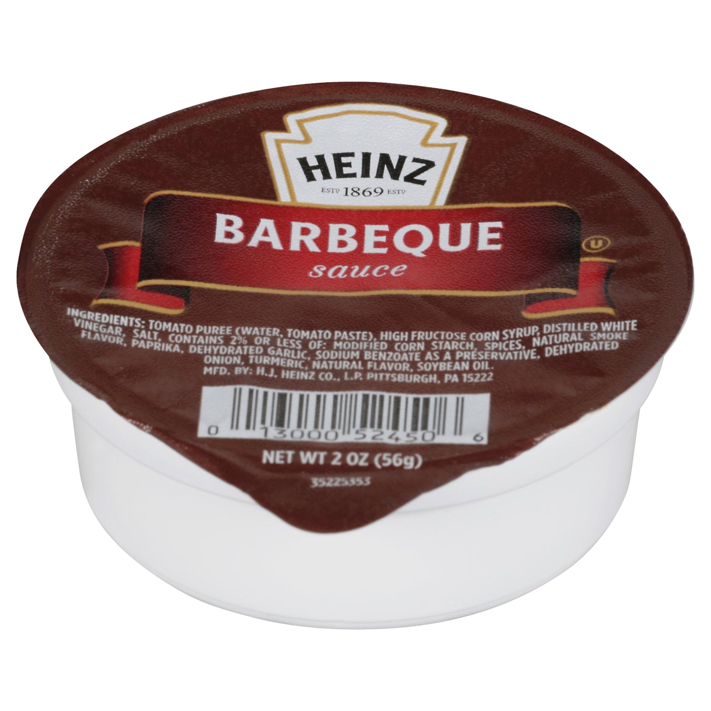 HEINZ Single Serve Barbecue Sauce 2 Ounce Cups 60 Per Case