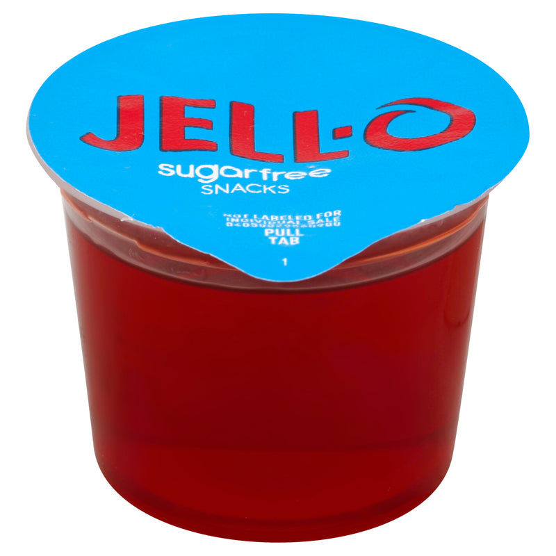 Jell-O Sugar Free Ready To Eat Raspberry Dessert, 12.5 Ounce Size - 6 Per Case.