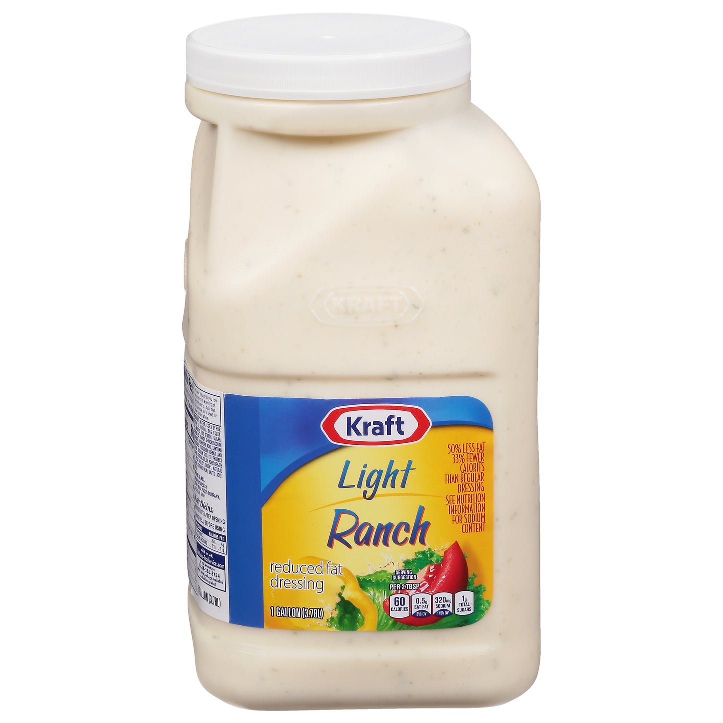 KRAFT Light Ranch Salad Dressing 1 gal. Jugs 4 Per Case