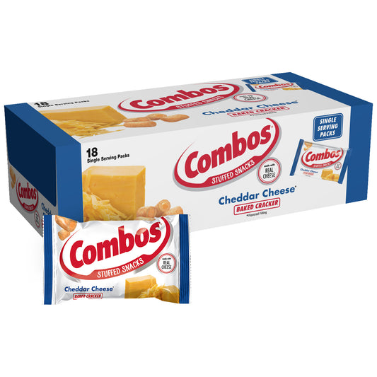 Combos Cheese Cracker Singles 1.7 Ounce Size - 216 Per Case.