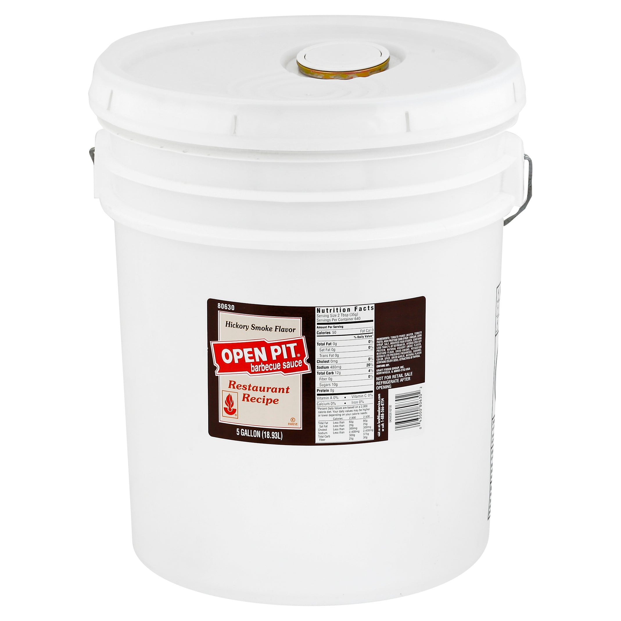 OPEN PIT Hickory BBQ Sauce 5 gal. Pail