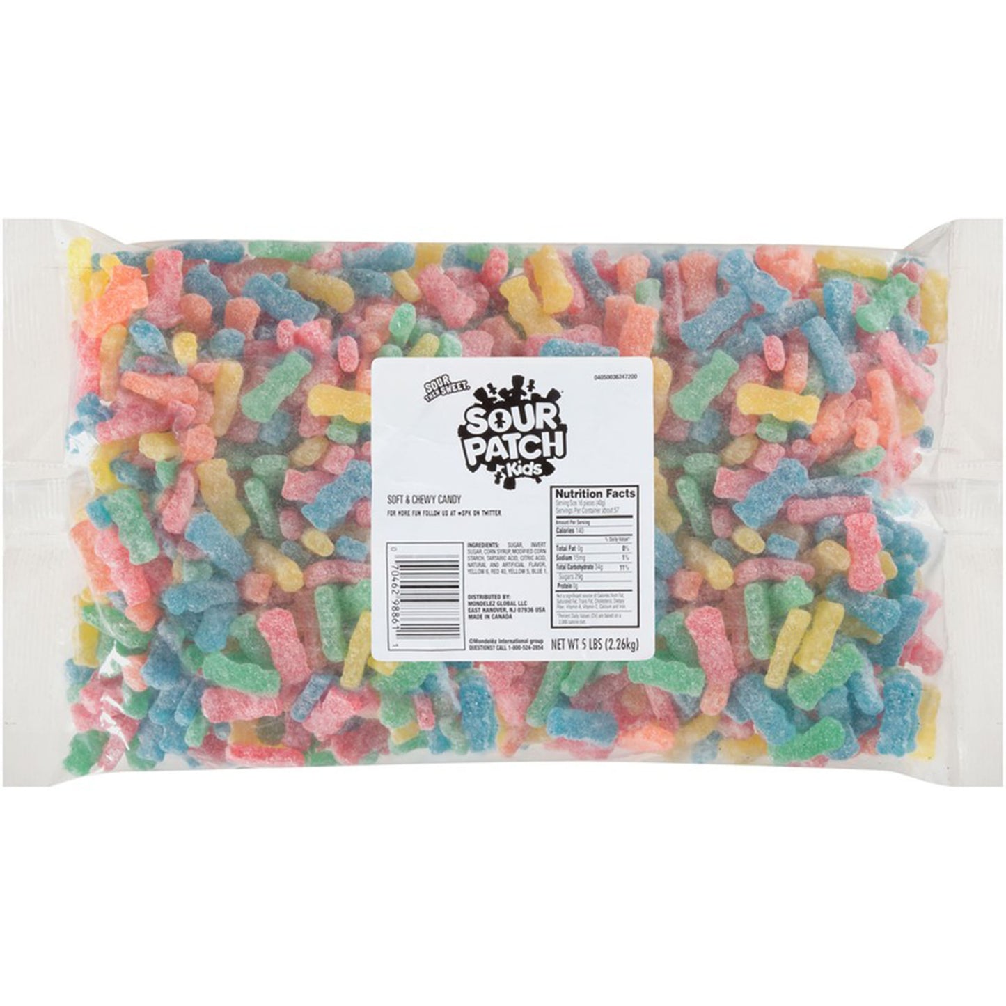 Lb Sour Patch Kids Bulk 5 Pound Each - 6 Per Case.